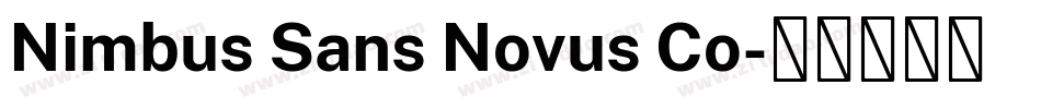 Nimbus Sans Novus Co字体转换